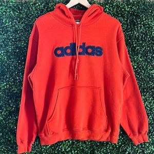 Orange/Navy Adidas Hoodie